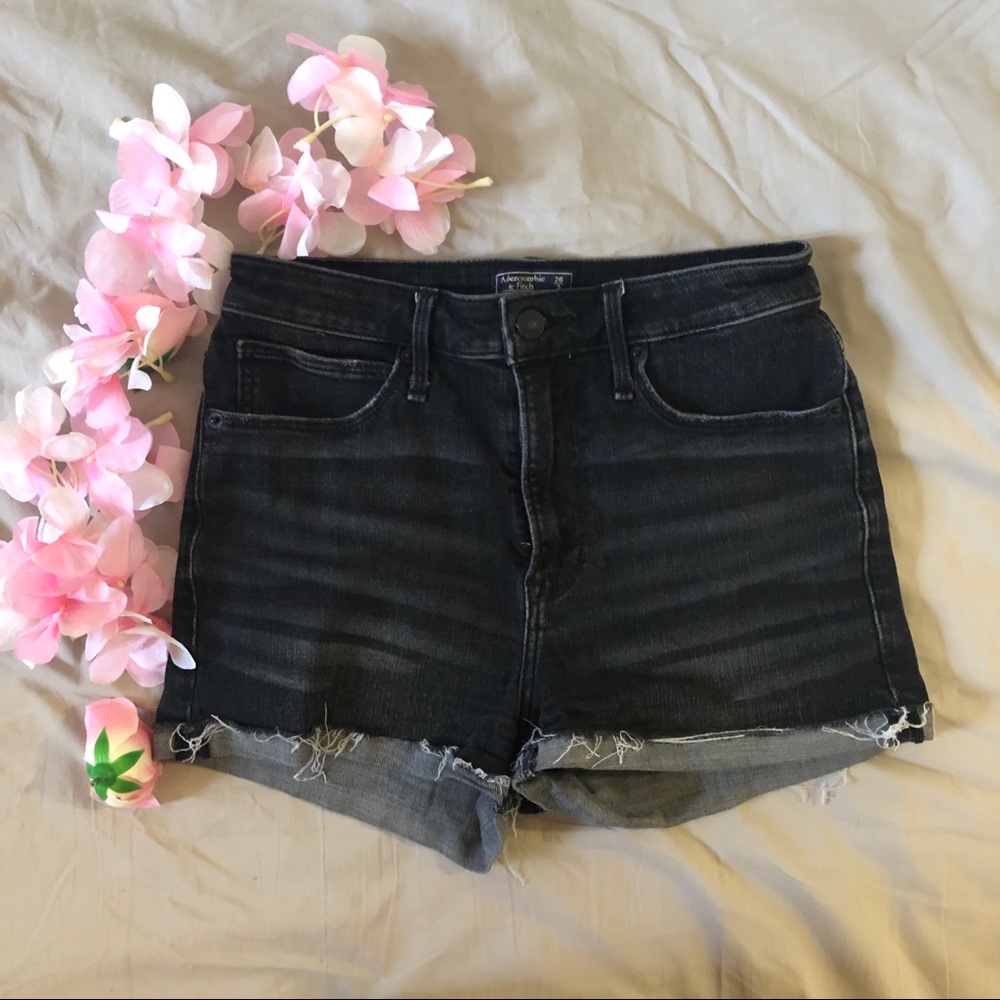 💎Blk Abercrombie and Fitch shorts💎